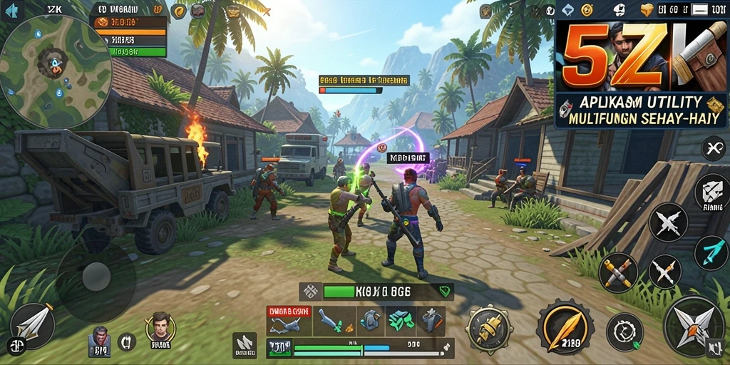 Screenshot utama 5ZK menampilkan antarmuka pengguna yang efisien.