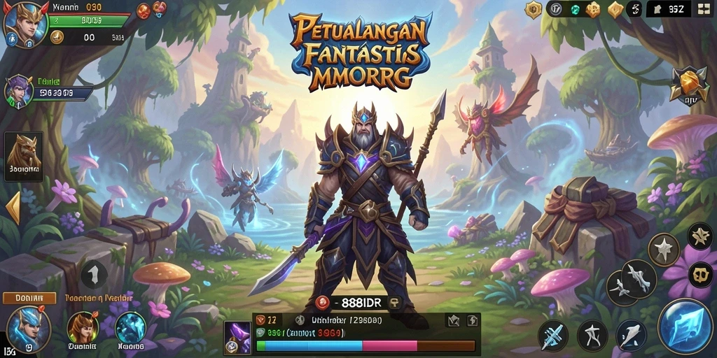 Tampilan gameplay epik dari 888IDR yang mengagumkan.
