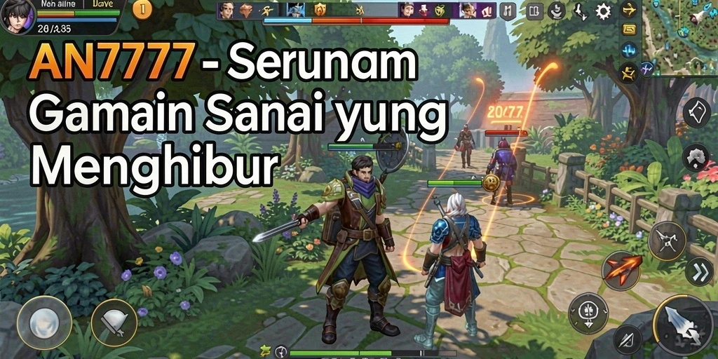 Tampilan screenshot AN777 menampilkan gameplay yang santai dan menghibur.
