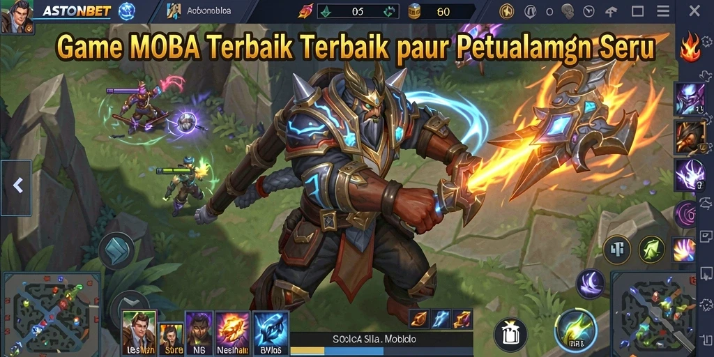 Gameplay seru dan menegangkan di arena MOBA ASTONBET.