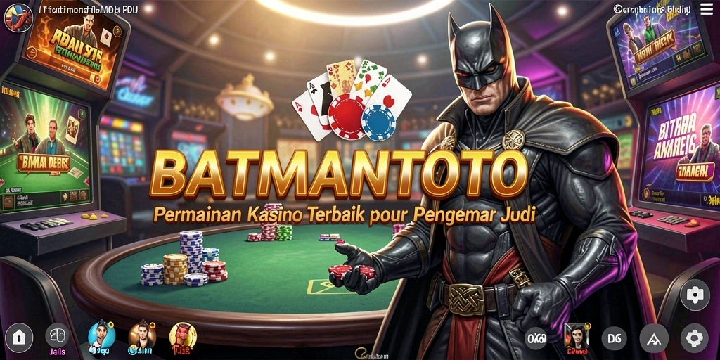Tampilan utama gameplay <strong>BATMANTOTO</strong> yang memukau dengan suasana kasino.