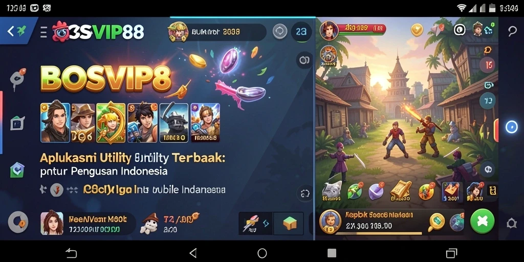 Tampilan antarmuka BOSVIP88 yang intuitif dan menarik.