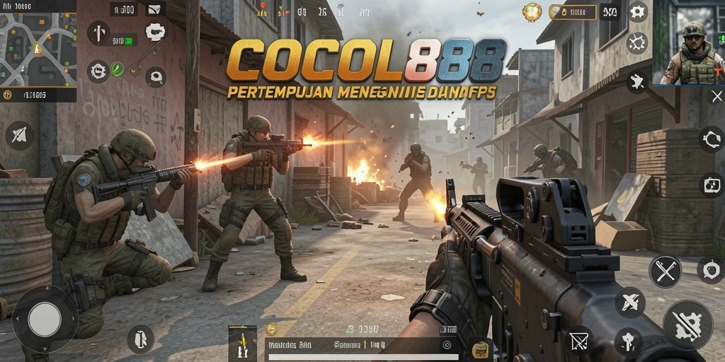 Tampilan gameplay intens di COCOL88 dengan pertempuran seru.