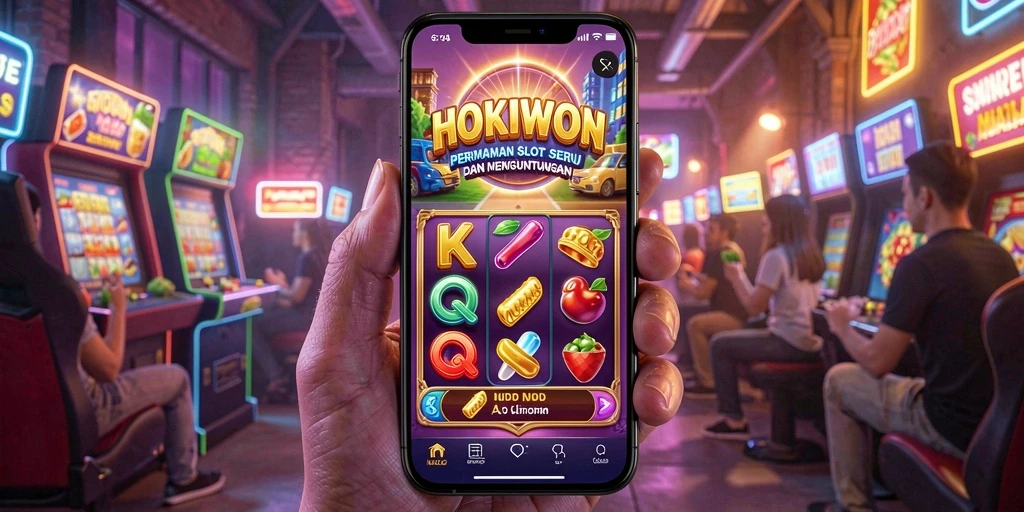 Screenshot gameplay HOKIWON yang menampilkan serunya permainan Slot.
