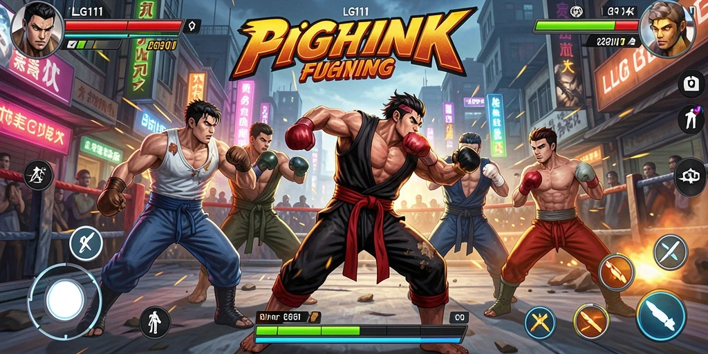 Tangkapan layar dari gameplay LG111 yang intens dan seru.