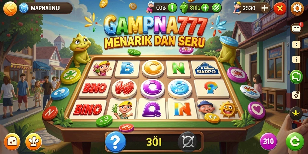 Gameplay seru Bingo di MAPNA777 dengan tampilan menarik.