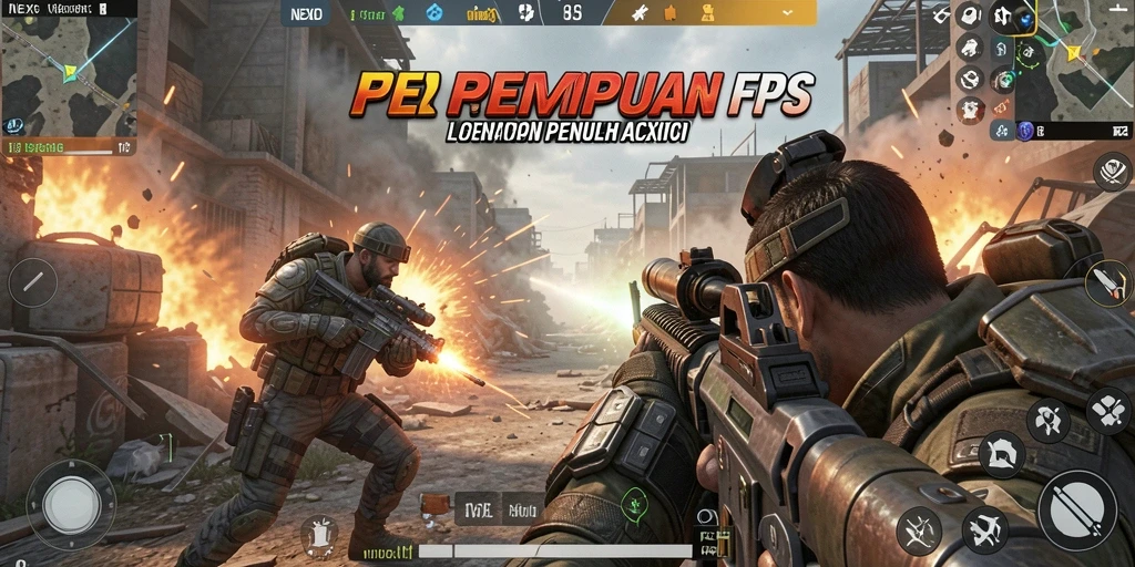Gameplay seru dari NEXGID dengan aksi tembak-menembak yang intens.