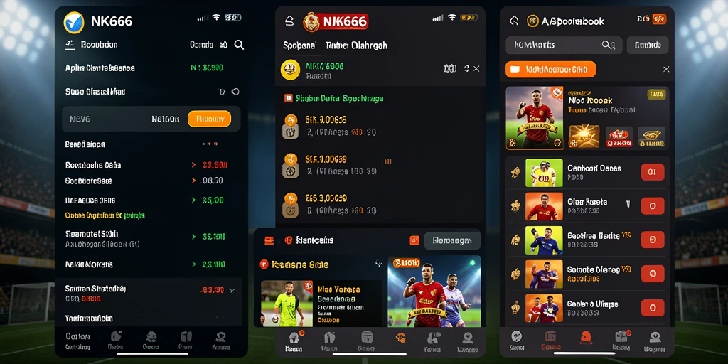 Tampilan langsung dari gameplay Sportsbook aplikasi NK666.