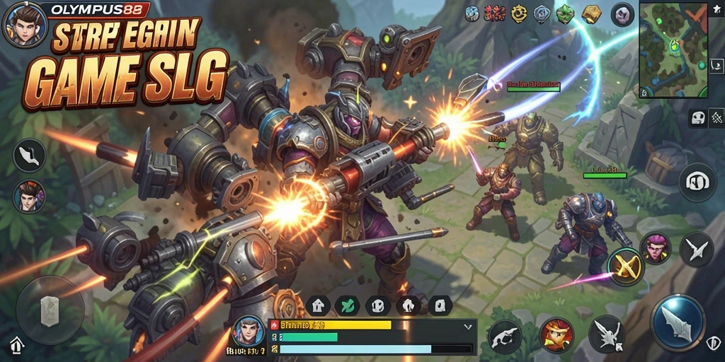 Screenshot gameplay OLYMPUS88 dengan suasana pertarungan yang mendebarkan.
