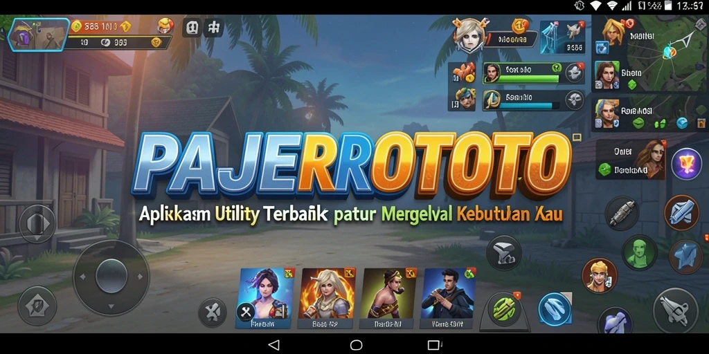 Screenshot PAJEROTOTO menampilkan antarmuka yang mudah digunakan untuk pengelolaan tugas dan keuangan.