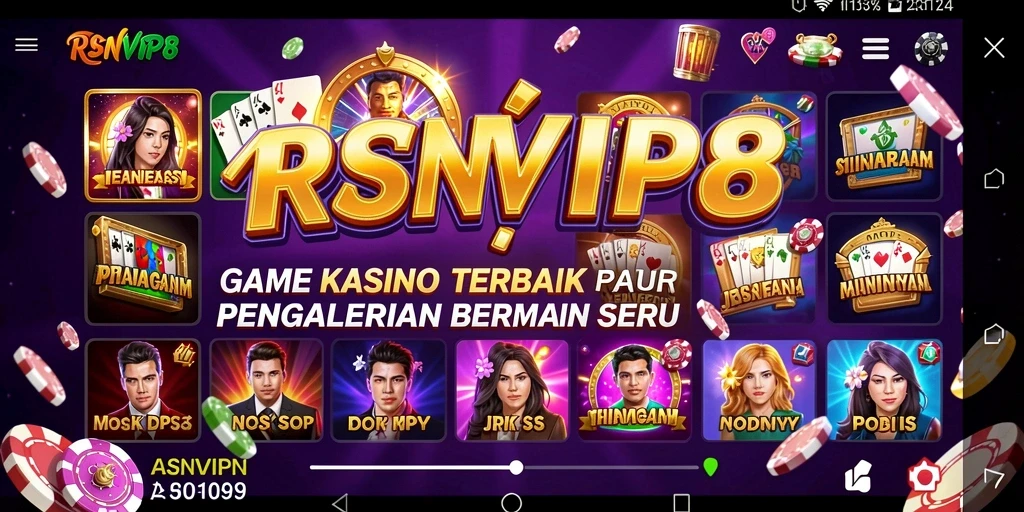 Tampilan gameplay RSNVIP8 yang mengesankan dalam permainan Kasino.