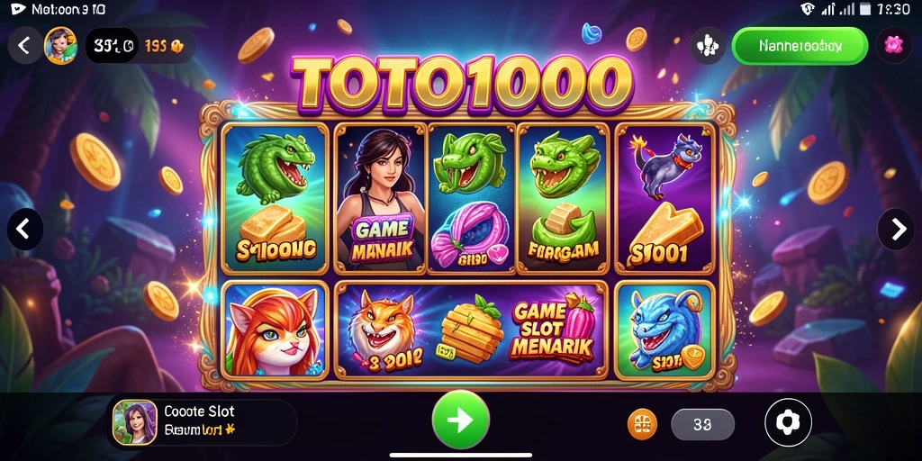 Tampilan gameplay Slot yang seru dan menantang.