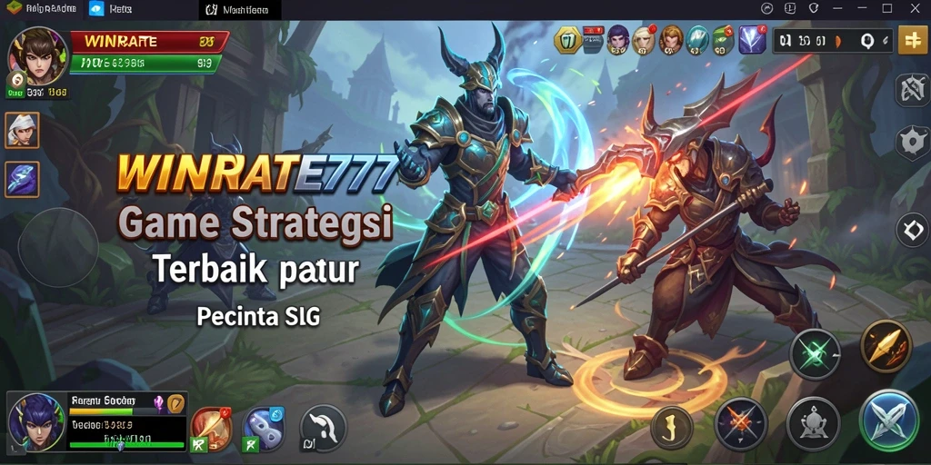 Tampilan menarik dari gameplay <strong>WINRATE777</strong> yang strategis dan menantang.